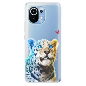 Odolné silikónové puzdro iSaprio - Leopard With Butterfly - Xiaomi Mi 11