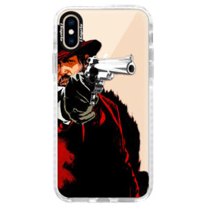 Silikónové púzdro Bumper iSaprio - Red Sheriff - iPhone XS