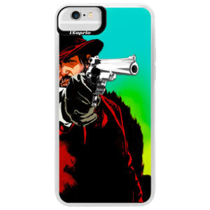 Neónové puzdro Blue iSaprio - Red Sheriff - iPhone 6 Plus/6S Plus
