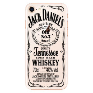 Plastové puzdro iSaprio - Transparent Black Jack - iPhone 8