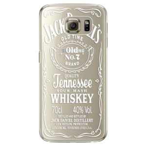 Plastové puzdro iSaprio - Transparent White Jack - Samsung Galaxy S6 Edge Plus