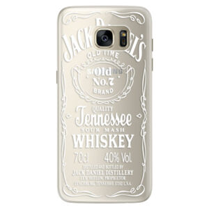 Silikónové puzdro iSaprio - Transparent White Jack - Samsung Galaxy S7