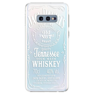 Plastové puzdro iSaprio - Transparent White Jack - Samsung Galaxy S10e