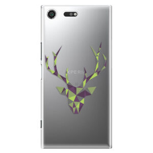 Plastové puzdro iSaprio - Deer Green - Sony Xperia XZ Premium