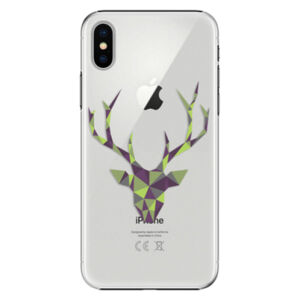 Plastové puzdro iSaprio - Deer Green - iPhone X