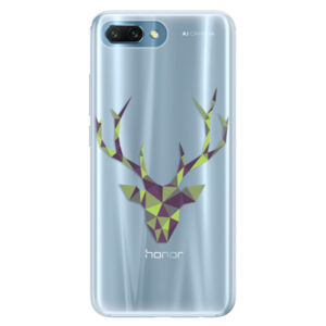 Silikónové puzdro iSaprio - Deer Green - Huawei Honor 10