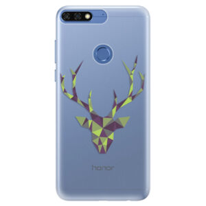 Silikónové puzdro iSaprio - Deer Green - Huawei Honor 7C