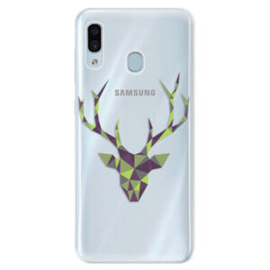 Silikónové puzdro iSaprio - Deer Green - Samsung Galaxy A30