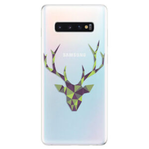 Odolné silikonové pouzdro iSaprio - Deer Green - Samsung Galaxy S10+