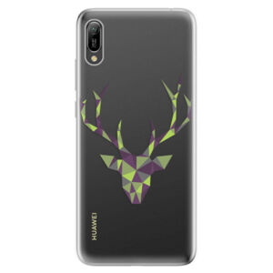 Odolné silikonové pouzdro iSaprio - Deer Green - Huawei Y6 2019