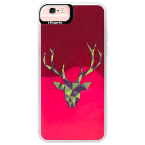 Neónové púzdro Pink iSaprio - Deer Green - iPhone 6 Plus/6S Plus