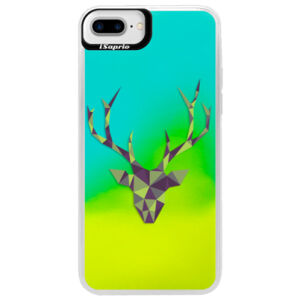 Neónové puzdro Blue iSaprio - Deer Green - iPhone 7 Plus