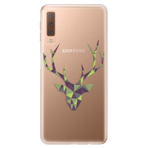 Odolné silikónové puzdro iSaprio - Deer Green - Samsung Galaxy A7 (2018)