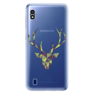 Odolné silikónové puzdro iSaprio - Deer Green - Samsung Galaxy A10