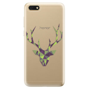 Odolné silikónové puzdro iSaprio - Deer Green - Huawei Honor 7S