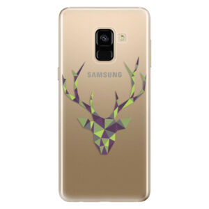 Odolné silikónové puzdro iSaprio - Deer Green - Samsung Galaxy A8 2018