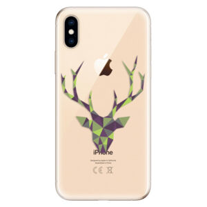Odolné silikónové puzdro iSaprio - Deer Green - iPhone XS