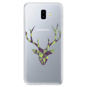 Odolné silikónové puzdro iSaprio - Deer Green - Samsung Galaxy J6+