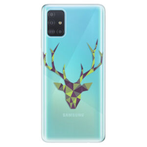 Odolné silikónové puzdro iSaprio - Deer Green - Samsung Galaxy A51