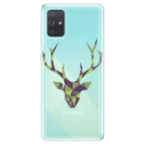 Odolné silikónové puzdro iSaprio - Deer Green - Samsung Galaxy A71