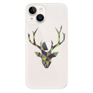 Odolné silikónové puzdro iSaprio - Deer Green - iPhone 15