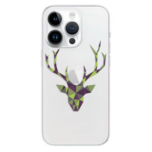 Odolné silikónové puzdro iSaprio - Deer Green - iPhone 15 Pro