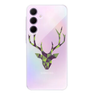 Odolné silikónové puzdro iSaprio - Deer Green - Samsung Galaxy A35 5G