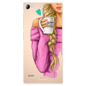 Plastové puzdro iSaprio - My Coffe and Blond Girl - Sony Xperia Z2