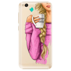 Plastové puzdro iSaprio - My Coffe and Blond Girl - Xiaomi Redmi 4X