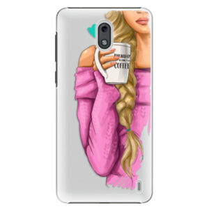 Plastové puzdro iSaprio - My Coffe and Blond Girl - Nokia 2