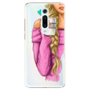 Plastové puzdro iSaprio - My Coffe and Blond Girl - Xiaomi Mi 9T Pro