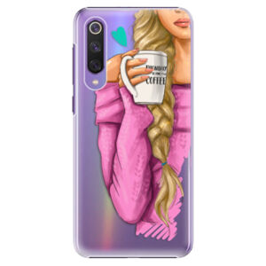 Plastové puzdro iSaprio - My Coffe and Blond Girl - Xiaomi Mi 9 SE