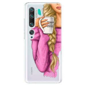 Plastové puzdro iSaprio - My Coffe and Blond Girl - Xiaomi Mi Note 10 / Note 10 Pro