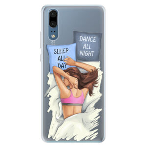 Silikónové puzdro iSaprio - Dance and Sleep - Huawei P20