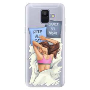 Silikónové puzdro iSaprio - Dance and Sleep - Samsung Galaxy A6