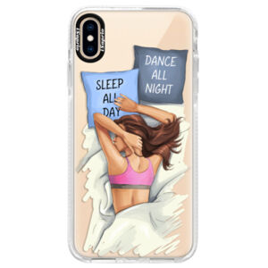 Silikónové púzdro Bumper iSaprio - Dance and Sleep - iPhone XS Max