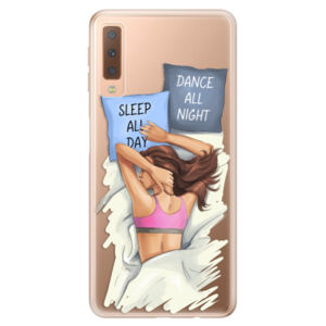 Odolné silikónové puzdro iSaprio - Dance and Sleep - Samsung Galaxy A7 (2018)
