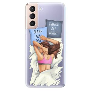 Odolné silikónové puzdro iSaprio - Dance and Sleep - Samsung Galaxy S21