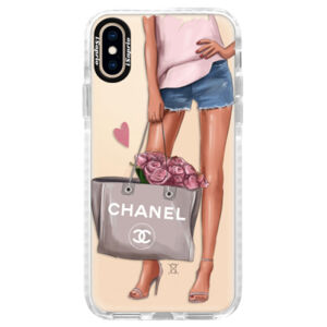 Silikónové púzdro Bumper iSaprio - Fashion Bag - iPhone XS