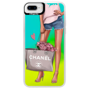Neónové puzdro Blue iSaprio - Fashion Bag - iPhone 7 Plus