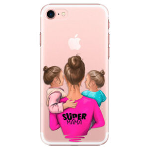 Plastové puzdro iSaprio - Super Mama - Two Girls - iPhone 7