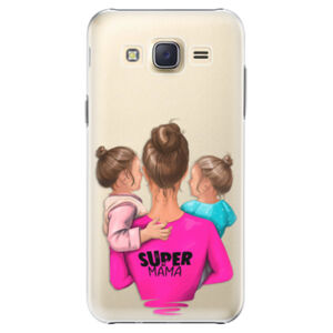 Plastové puzdro iSaprio - Super Mama - Two Girls - Samsung Galaxy Core Prime