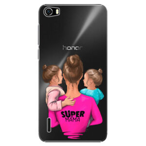 Plastové puzdro iSaprio - Super Mama - Two Girls - Huawei Honor 6