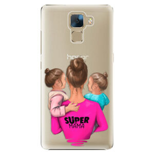 Plastové puzdro iSaprio - Super Mama - Two Girls - Huawei Honor 7