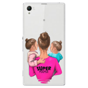Plastové puzdro iSaprio - Super Mama - Two Girls - Sony Xperia Z1