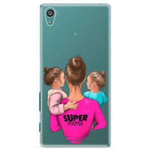Plastové puzdro iSaprio - Super Mama - Two Girls - Sony Xperia Z5