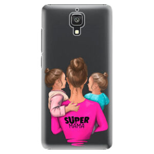 Plastové puzdro iSaprio - Super Mama - Two Girls - Xiaomi Mi4