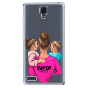 Plastové puzdro iSaprio - Super Mama - Two Girls - Xiaomi Redmi Note