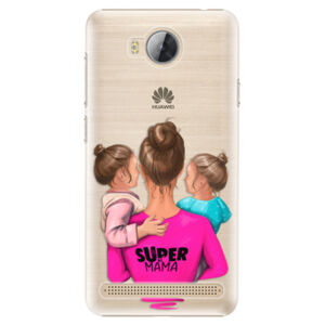 Plastové puzdro iSaprio - Super Mama - Two Girls - Huawei Y3 II