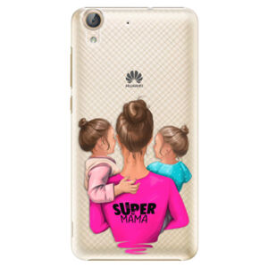 Plastové puzdro iSaprio - Super Mama - Two Girls - Huawei Y6 II